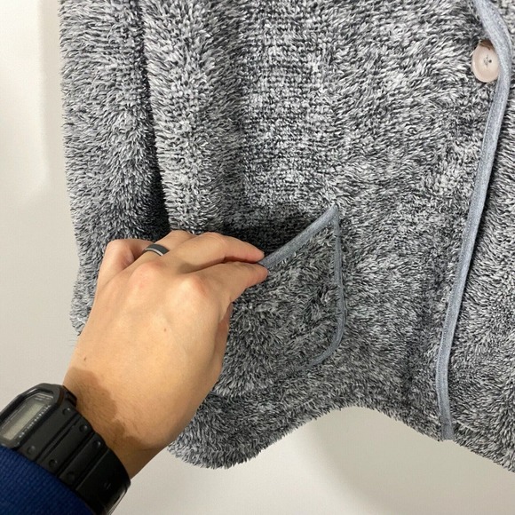 Soft Surroundings Most Wonderful Cardigan Sweater Womens Size Small Grey - Picture 6 of 8